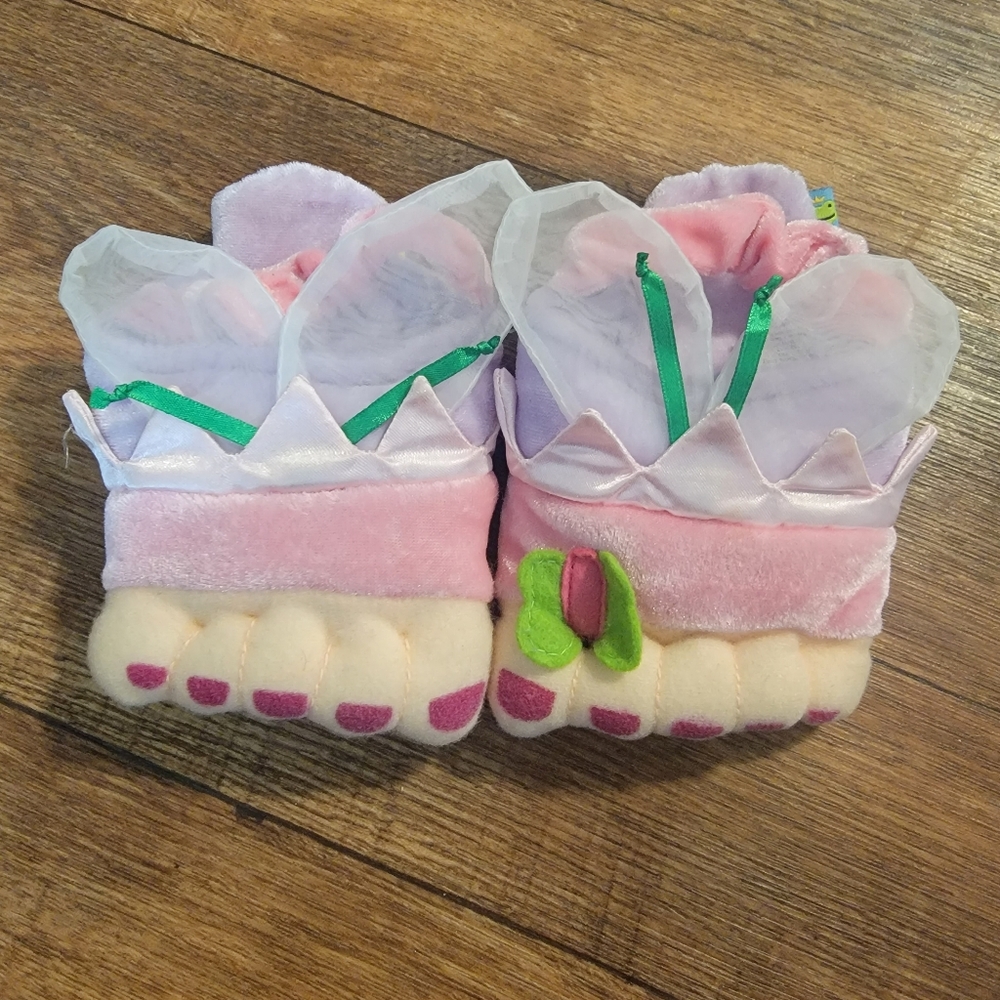 Rich Frog Little Girl's Fairy Slippers NWOT